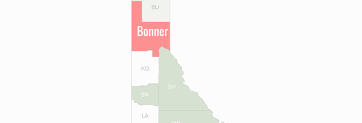 Bonner County Map