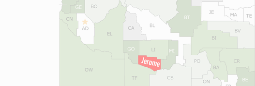 Jerome County Map