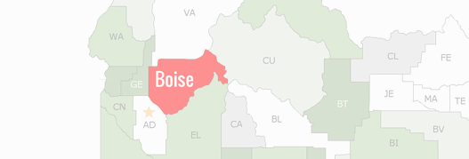 Boise County Map