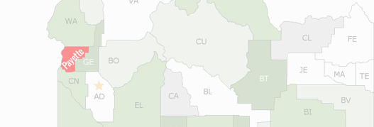 Payette County Map